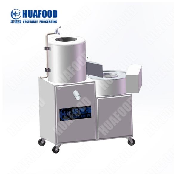 Steam Automatic Root Vegetable Fruit Ginger Roller Peeler Tumeric Potato Washing Peeling Machine