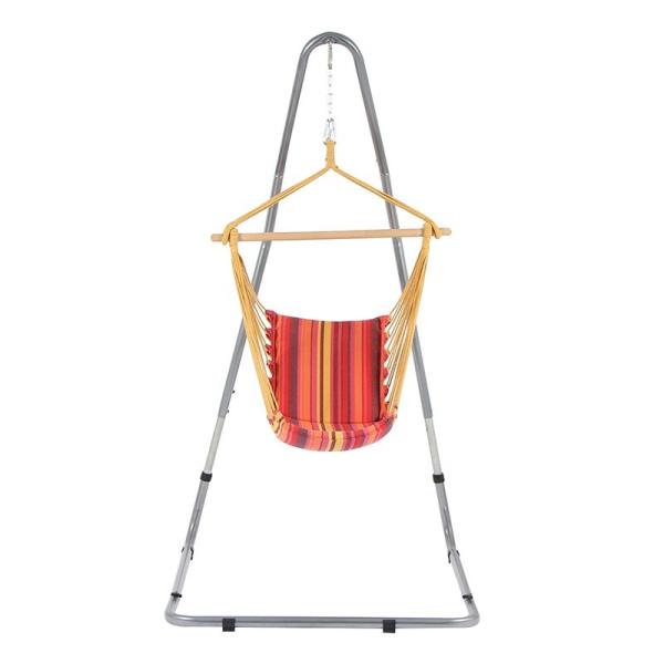 17.5kg Lightweight Free Standing Hammock Swing Chair Stand for Easy Collapsible