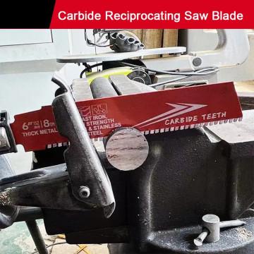 6-inch Bi-Metal OEM Reciprocating Saw Blade Industrial for Metal Cast Iron Alloy Steel Sawzall Blade Carbide