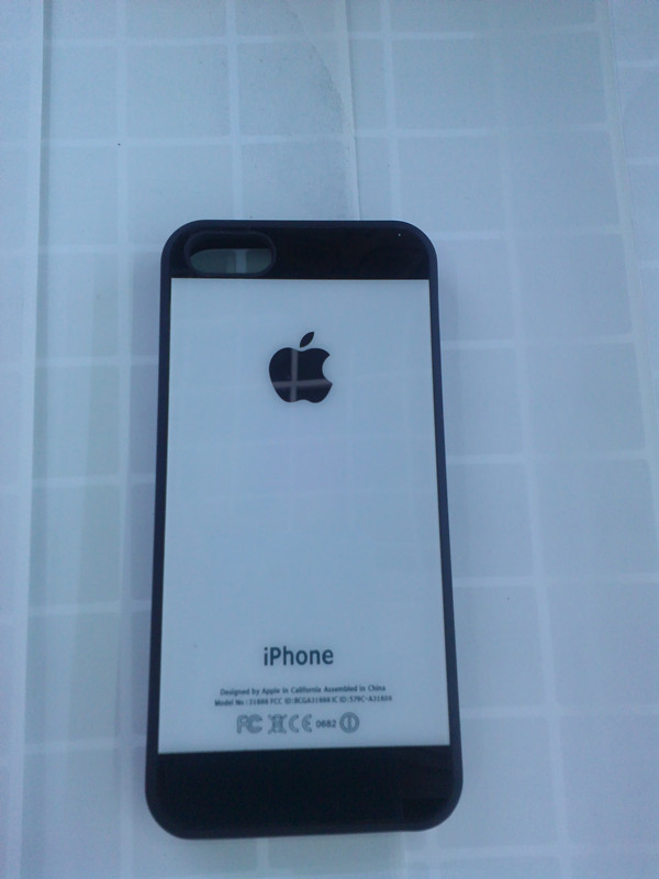 Block Defender Iphone 5 Hard Shell Case TPU With Custom Logo Printing