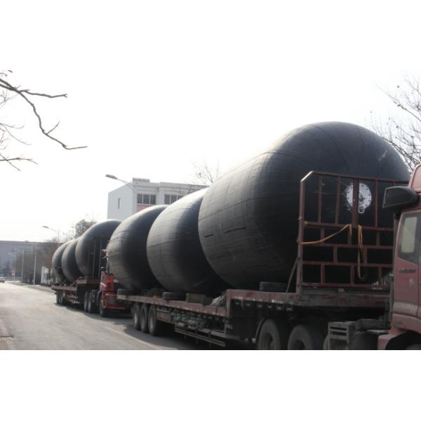 Black Color Sling Fender For Submarine With Rubber Dipped Nylon Cord Fabric Diameter 300 To 4700mm