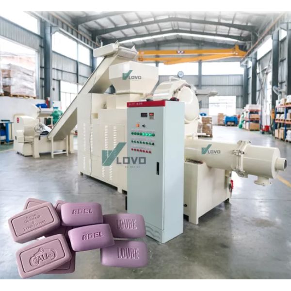 Laundry Bar Soap Making Machine Bar Soap Production Line Automatic Soap Cutting Machine Plodder