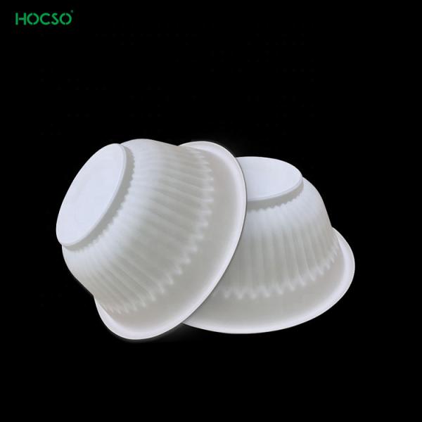 Takeaway Food Biodegradable PSM Cornstarch Disposable Bowl with Customized Technique