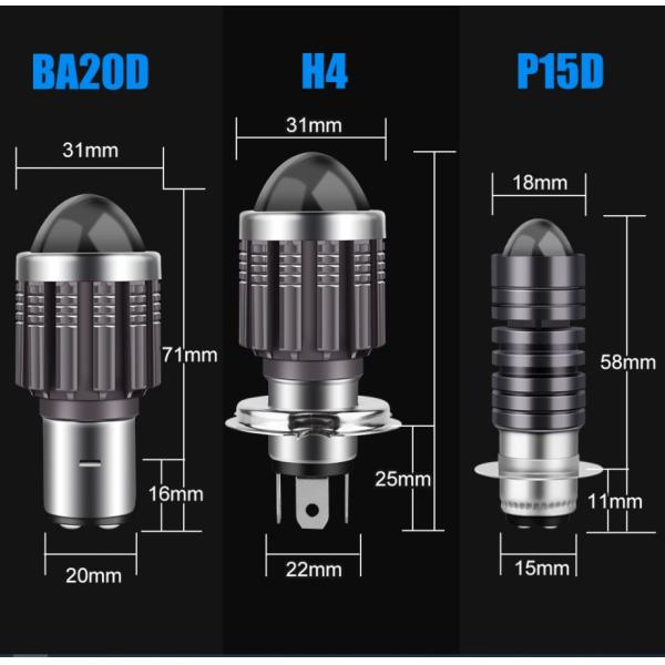 CSP 3000Lm светодиодные мотоциклетные фонари водонепроницаемые фонари H4 H6