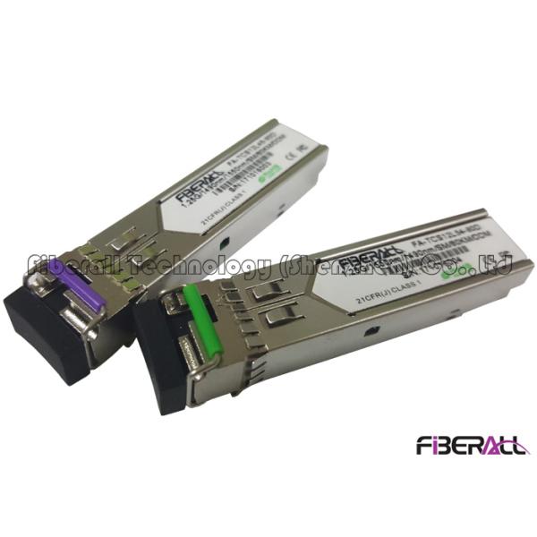 1550Tx/1490Rx Single Fiber SFP Optical Transceiver 1000M Maximum Distance 60KM