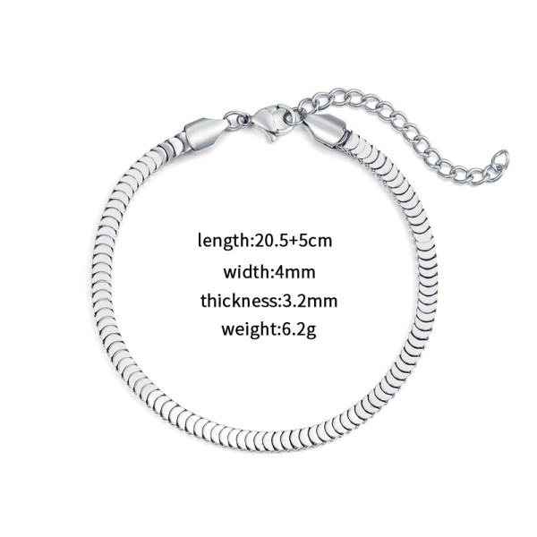 2024 Hot Selling Titanium Steel Necklace Bracelet Hiphop Punk Style Highend Clavicle Chain Design for Men and Women Necklace