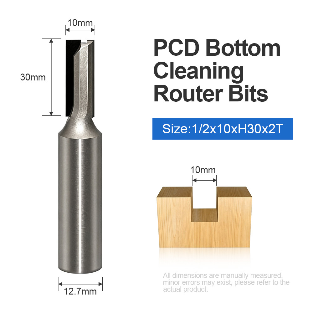 PCD Router Bit Diamond Cleaning Bottom End MillWoodworking Cutter Slotter CNC Machine EngravingToo