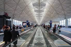 Passagem movente do aeroporto de 0 graus