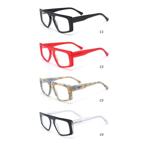 Women Mens Acetate Frame Glasses Optical 54-20-145 Hypoallergenic