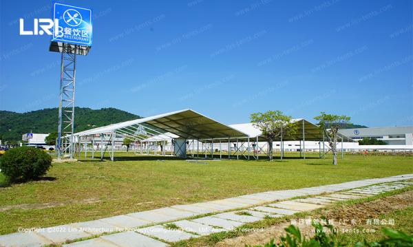 China Big 6061 Aluminum Outdoor Event exhibition Tents With Glass And ABS Walls