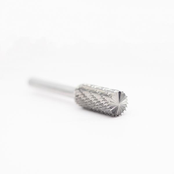 SB-9 Cylindrical End Cut Carbide Burrs 1 Cut Dia 1/4 Shank Dia Carbide Rotary Files