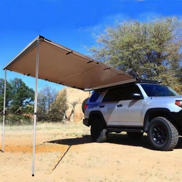 4.5KG Awning Outdoor Car Tent CCC Sunshade Polyester Waterproof Car Canopy