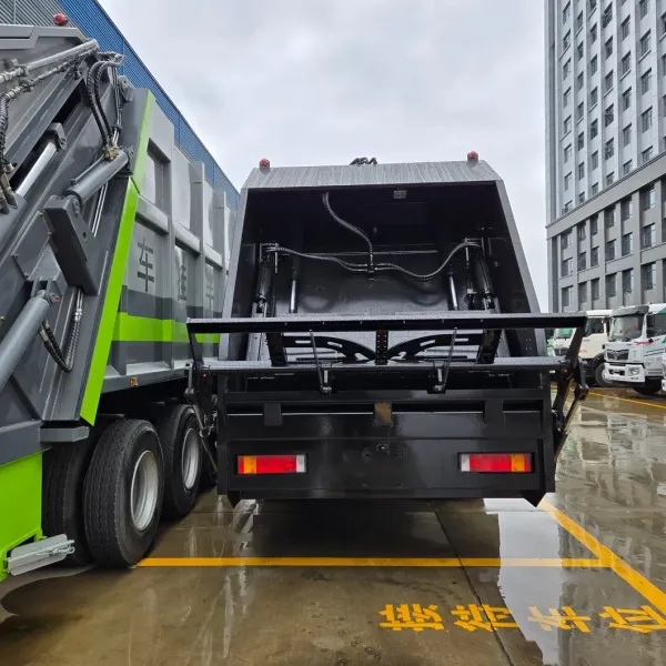 Sell Export Sanitation Garbage Truck 24cmb Compression Garbage Truck 6X4 Drive for Customization.
