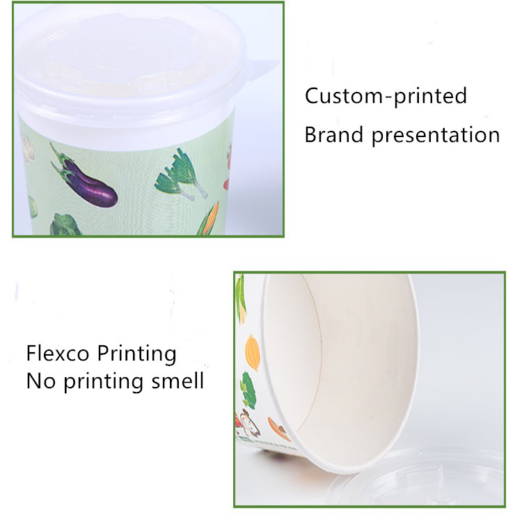 Flexo печатая жиронепроницаемый устранимый бумажный шар для супа