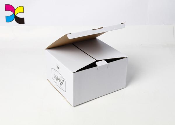 3mm Thickness Flat Cardboard Shipping Boxes , Pantone Black Shipping Boxes