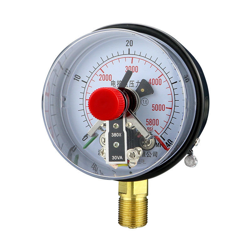 Customized OEM Support Electric Contact Manometer Pressure Gauges with 1.6% Accuracy