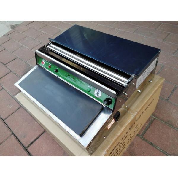 ПВК нержавеющей стали электрический льнет машина для упаковки фильма/машина запечатывания подноса еды