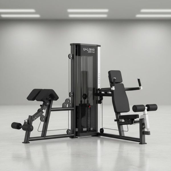 Contra Integrated Back Abdominal Trainer U+L0910 Zero Play All In One Weight Stack