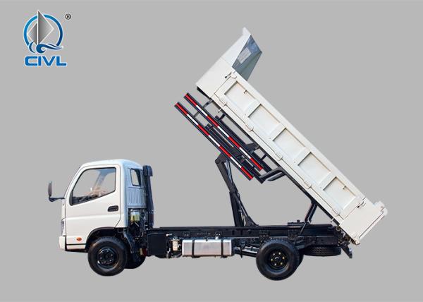 Light Dump Truck new Foton Forland 3-4tons Rhd 4x2 Dumper white colour tipper truck