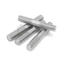Finish Zinc aço inoxidável A4-70 A2-70 Stud parafuso DIN9674 Rod roscado aço carbono plano