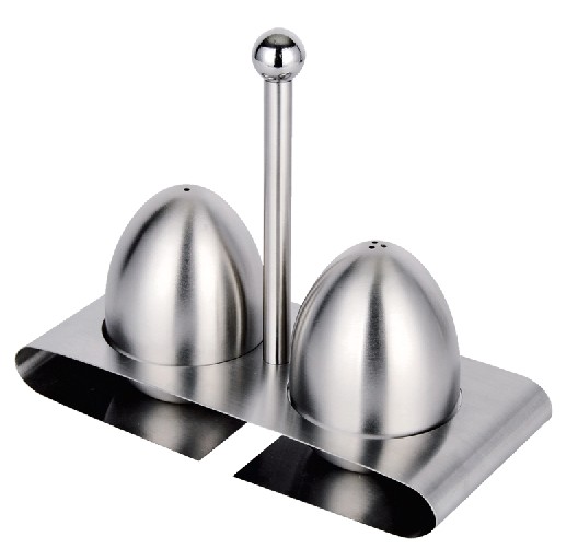 Egg-shaped Condiment bottle set SHKT-9204,stainless steel 