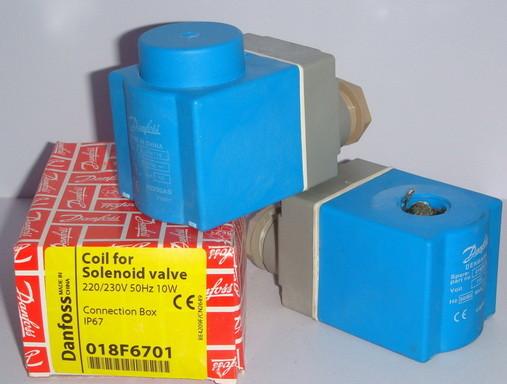 HVAC  coil for Solenoid Valve refrigeration system controls 018F6701 10W 50HZ 220/230v