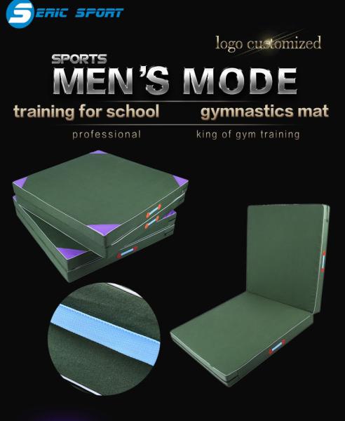 50cmx100cmx5cm  60cmx120cmx10cm PU+EVA Foam/ Oxford cloth Folding Gym Mat