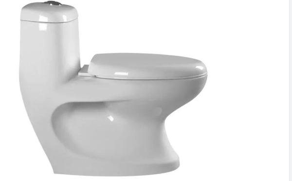 90mm One Piece Elongated Dual Flush Toilet Elongated 1 Pc Toilet