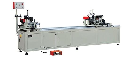 Door Fabrication Aluminium Window Machinery , Two Point Crimping Machine