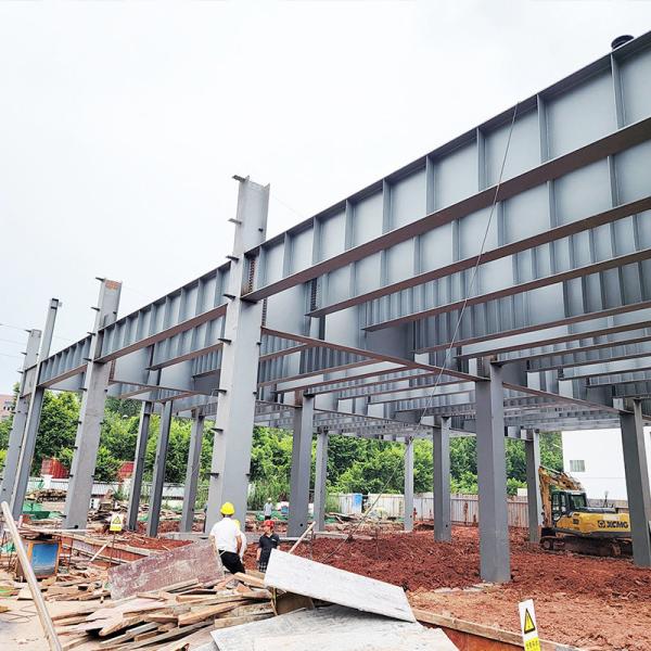 Customized Light Weight Prefab Steel Structure House Building for Workshop Warehouse Industrial Commercial