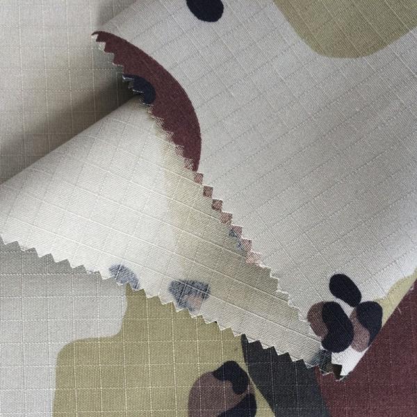 100 Cotton Camouflage Fabric Ripstop Print for Army Custom Design