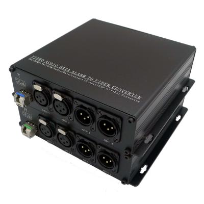 Medios audio de Digitaces sobre audio bidireccional del suplemento de la fibra sobre fibra