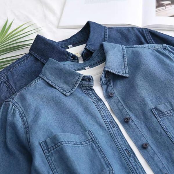 Super Soft Yarn Lyocell 7 Oz Denim Fabric For Shirt Making