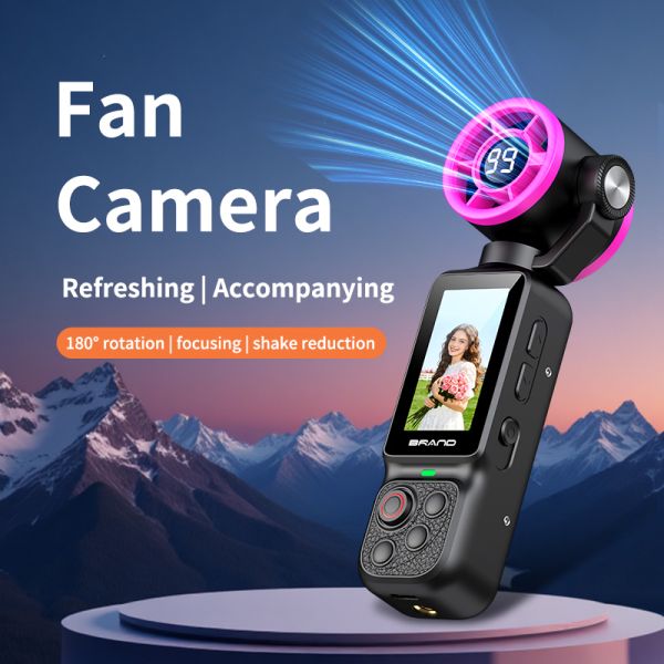 LK033 4K Handheld Action Camera Ultra HD With Tripod Stand Vlog Camera