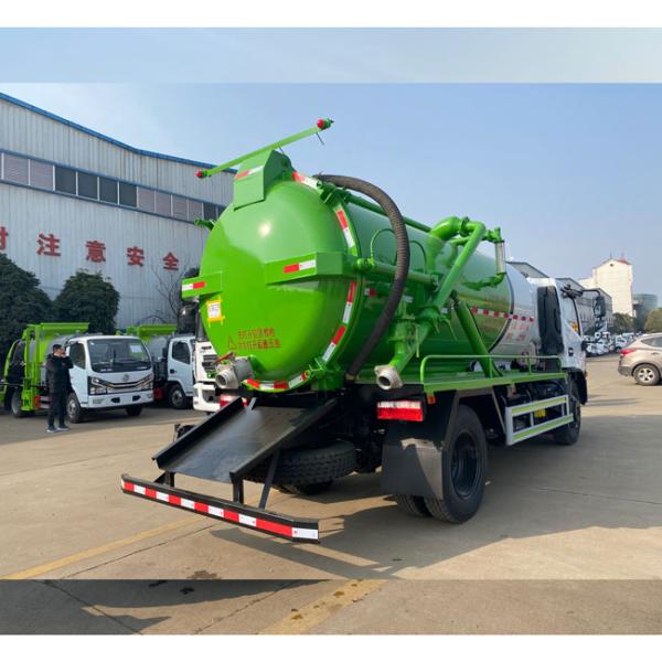 Customized  4*2 Cheapest Price Mini  5000 Liters 8000 Litets  Vacuum Truck Sewage Suction and Septic Tanker