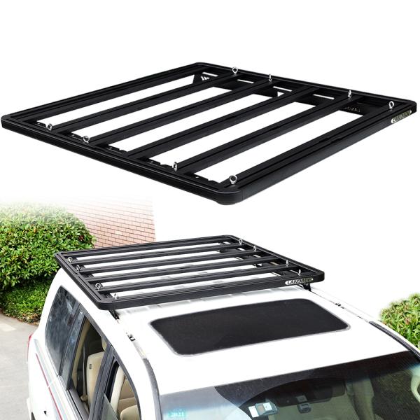 LC200 Car Roof Rack Aluminum Alloy Universal Roof Rack 4x4 with Laser Cutting Process