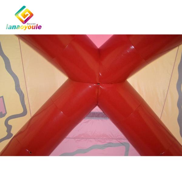Yellow Red Inflatable Event Tent Airtight Frame For Camping Weather Resistant