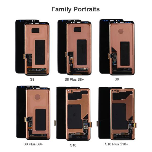 LCD Touch Samsung Replacement Screen Digitizer Assembly For Galaxy S10 Custom