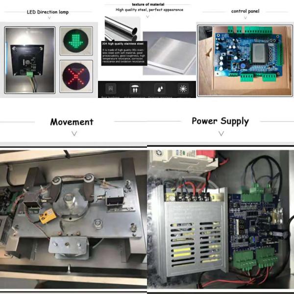Тонкий турникет ворот майны скорости RS485 90 градусов для развлекательного центра спортзала