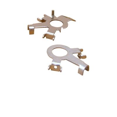 Durable Cu Stamping Terminal Contact Zn37 Metal Stamping Electric Parts in Automobile Voltage Regulators