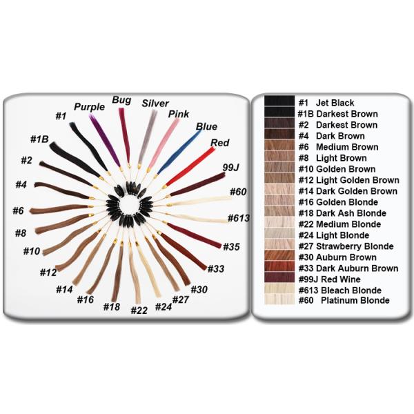 Подгонянные расширения человеческих волос большей части цвета, лоснистые 100% человеческие свободные оптовые волосы
