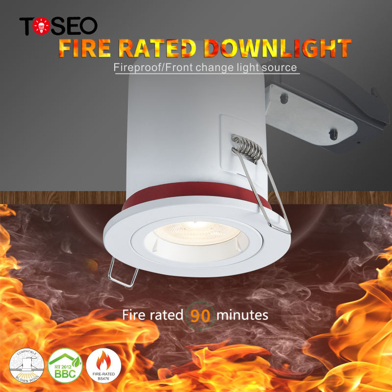 220V GU10 расклассифицированное огнем Downlight приспосабливая белые утопленные фары IP20