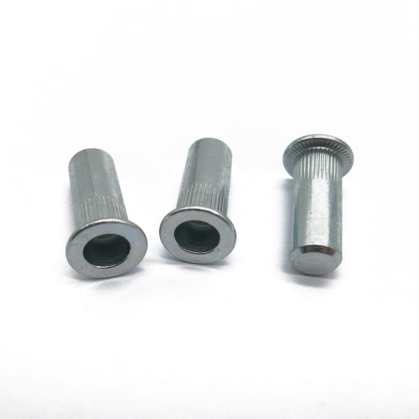 Flat Head Knurled Body Close End Rivet Nut Small Hole Diameter M4 M6 M8 M10