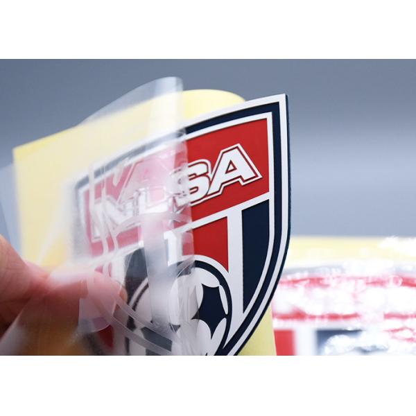 transferência térmica feita sob encomenda de 1.0mm que imprime a etiqueta com logotipo do silicone de 3 cores