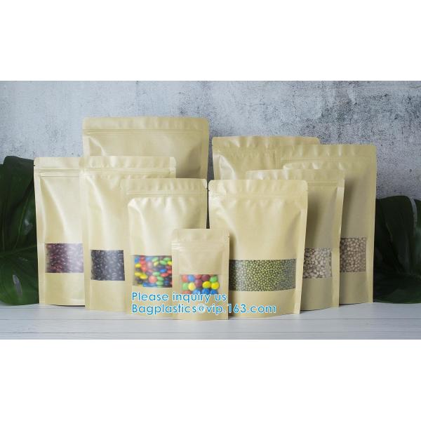 Ziplock And Heat Sealable Bags - Stand Up Food Storage Pouches - Safe Waterproof Packaging Barrier