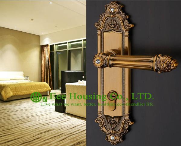 European style Entrance Villa Door Lock, double bolts mortise lock , Antique Bronze finish