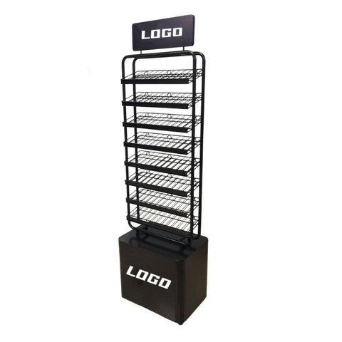2200mm Retail Exhibitions Metal Display Stands Customizable Retail Wire Display Racks