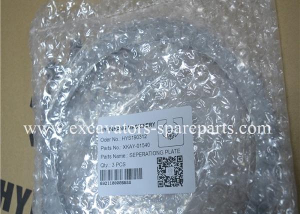 Peças hidráulicas XKAY-01540 XKAY-01543 XKAY-01544 da máquina escavadora da placa da separação para HYUNDAI R250LC-9