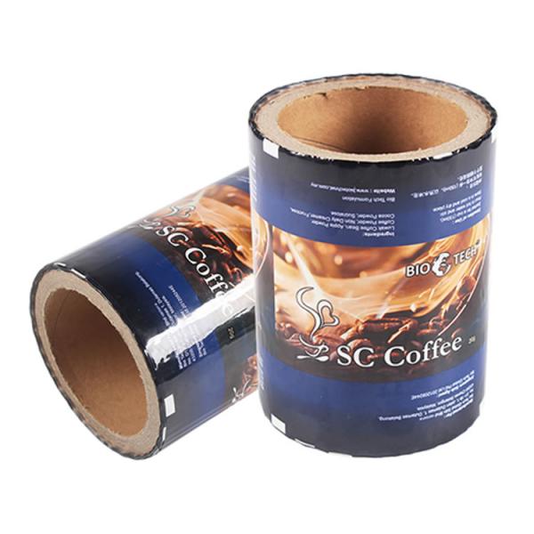 Custom Print Rolling Flow Pack Film Food Grade for Coffee High Barrier Moisture Proof