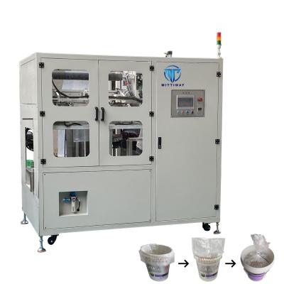 Small Automatic Bag Inserter Industry Food Poly Bag Packaging Machine